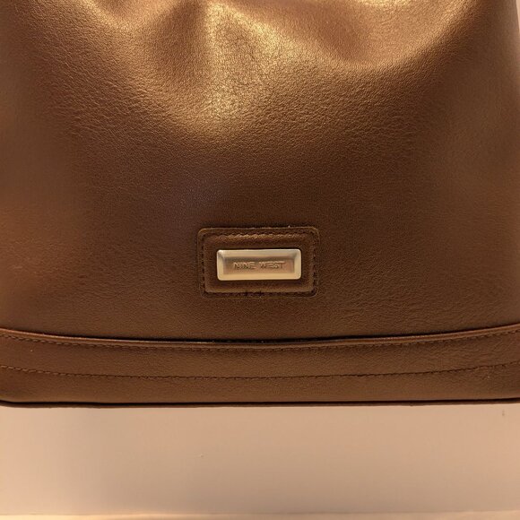 Nine West Brown Bag - Picture 2 of 9